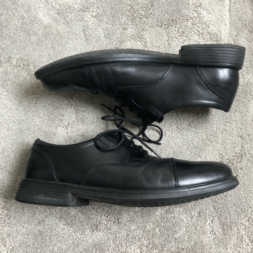 Bostonian Flexlite Clarks Bardwell Limit Wide Shoe - Picture 4 of 11